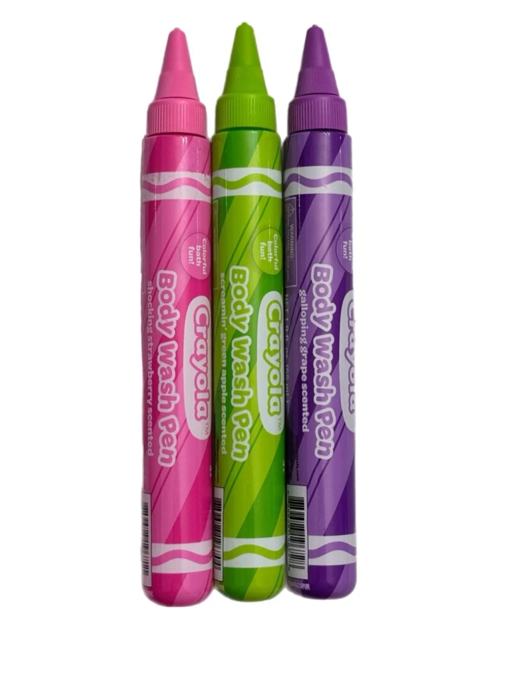 Kids Crayola Body Wash Pen Set - Pink, Green, Purple Trio